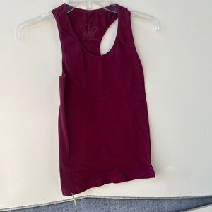 Women's Burgundy Tank Top
